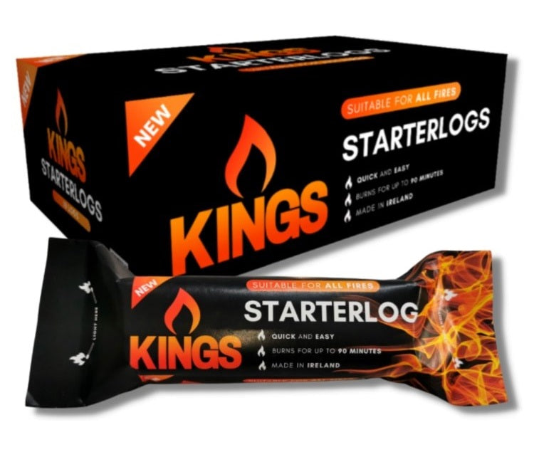 10 x Kings Firelog Log Starter Log - 600GM