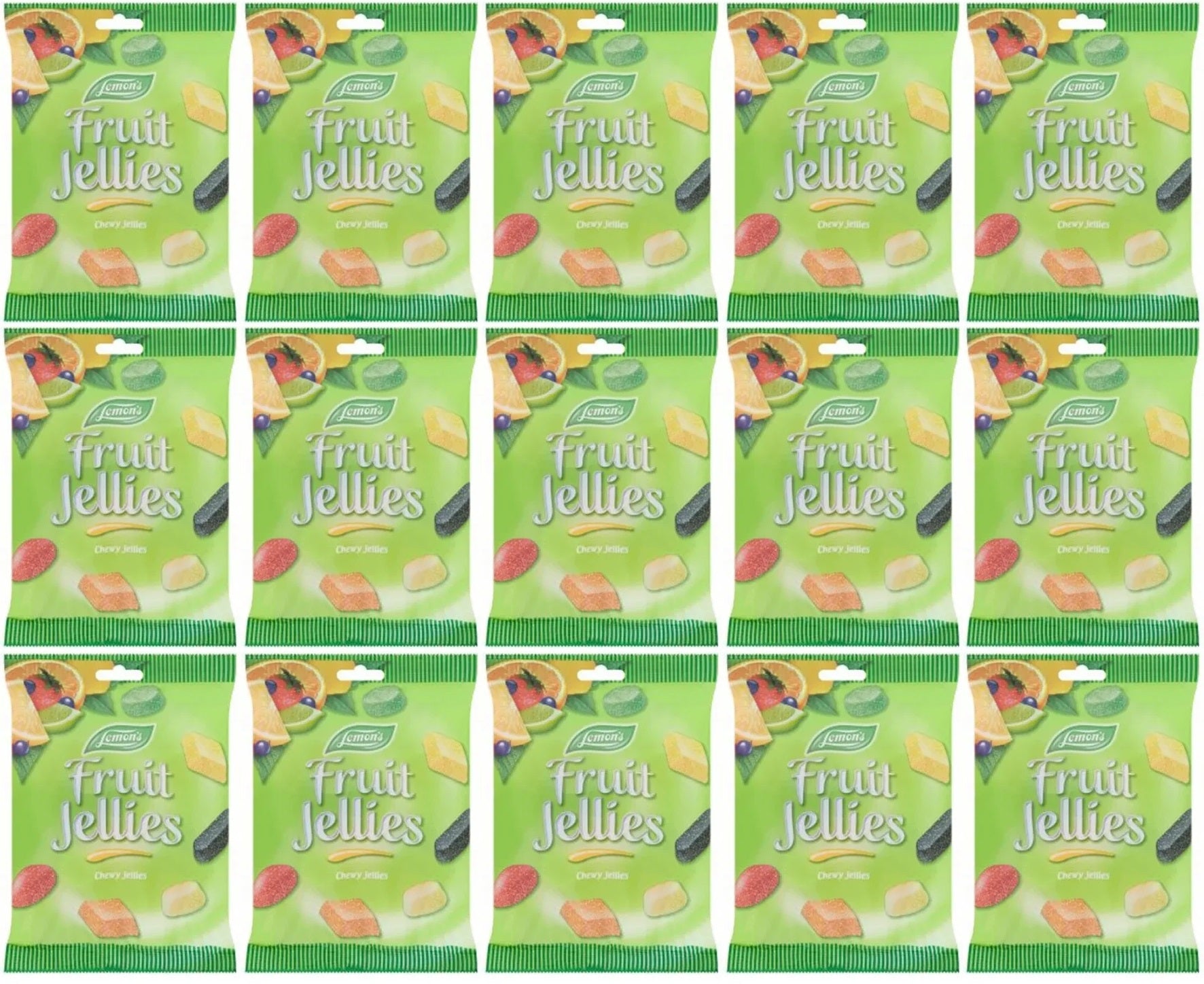 15 x Lemon's Fruit Jellies 135G