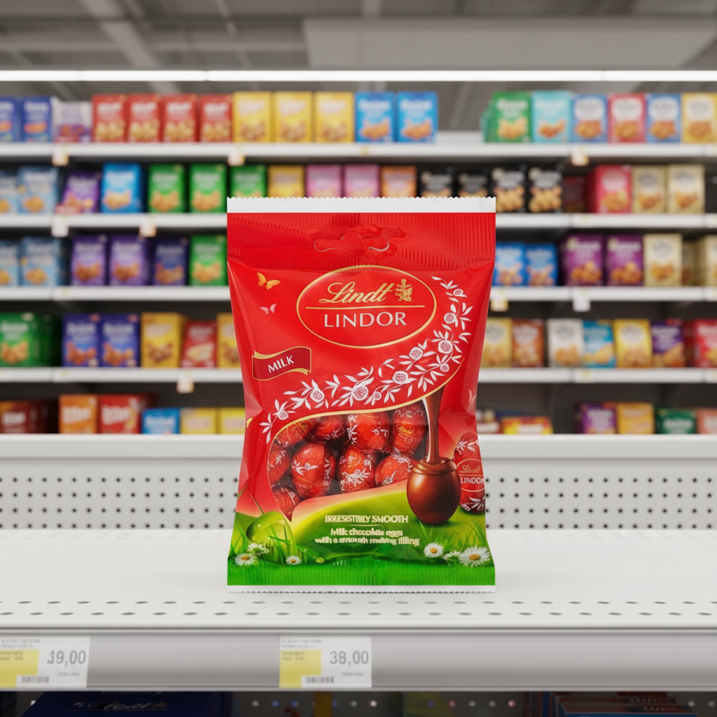 16 x Lindt Lindor Milk Chocolate Mini Eggs - 80GM