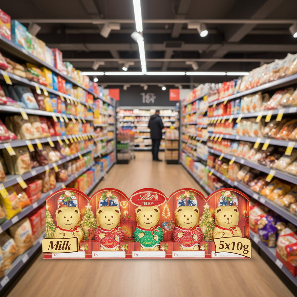 20 x Lindt Teddy Christmas Milk Chocolate 5 X 50G