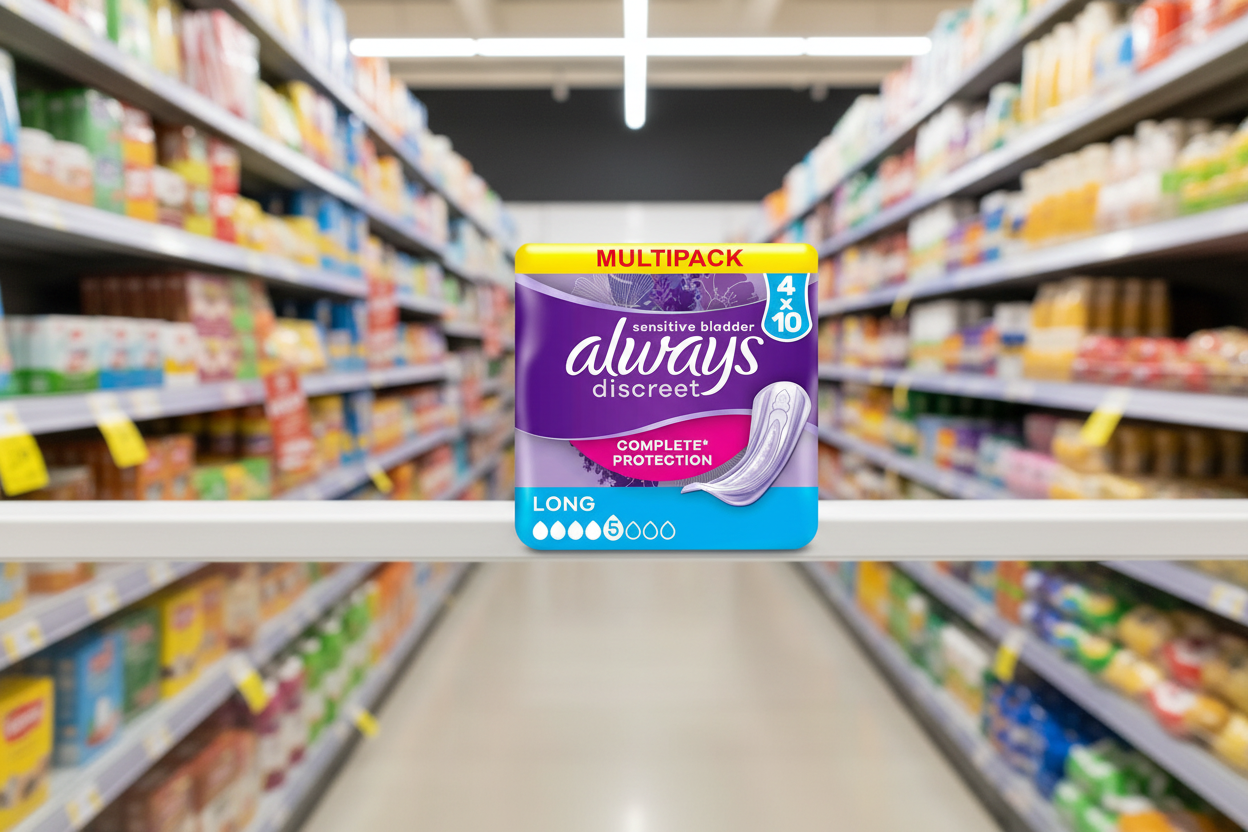 4 x Always Discreet Long - 10 PACK