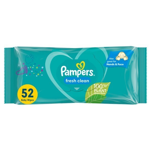 Pampers Fresh Clean Baby 52 Wipes