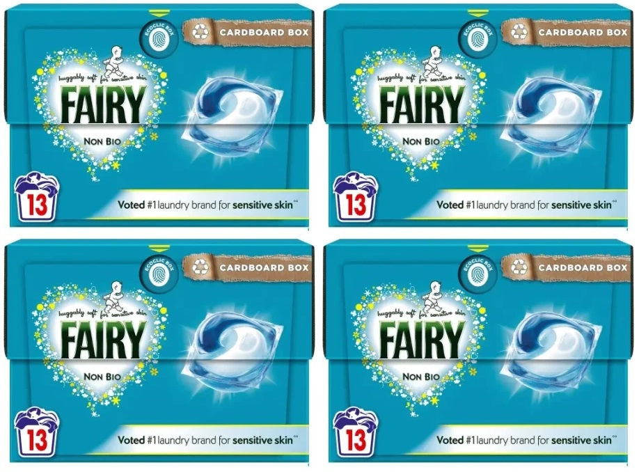 4 x Fairy Non Bio Pods - 13 PACK