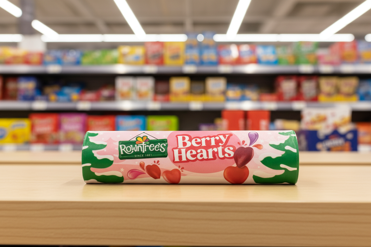 15 x Rowntrees Hearts Giant Tube - 100GM