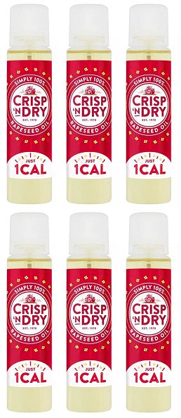 6 x Crisp N Dry Rapeseed Oil 200Ml