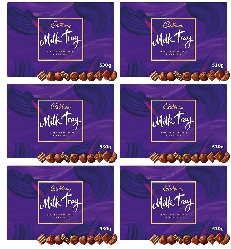 6 x Cadbury Milk Tray 530G