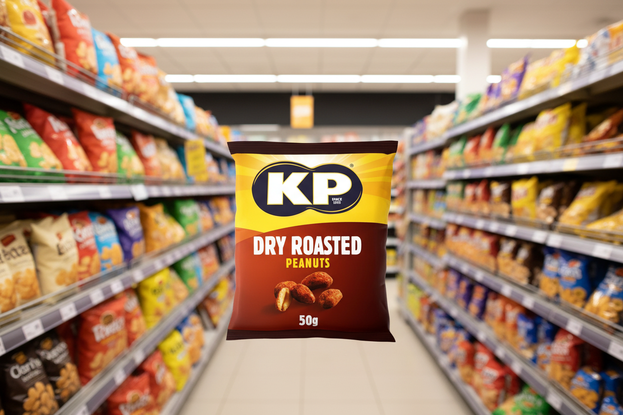 21 x Kp Dry Roasted Peanuts 50G