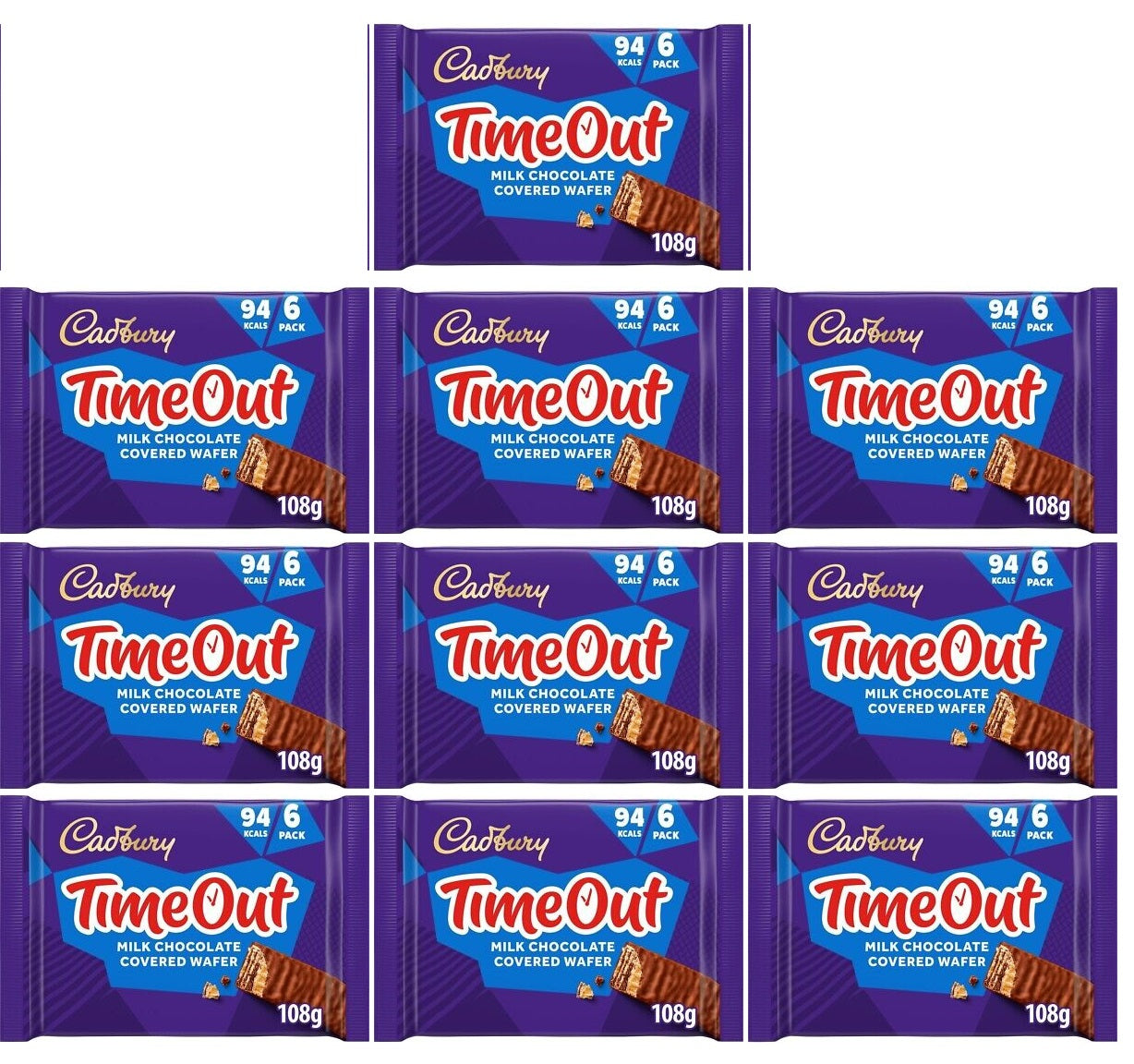 13 x Cadbury Timeout Chocolate Bar 108G