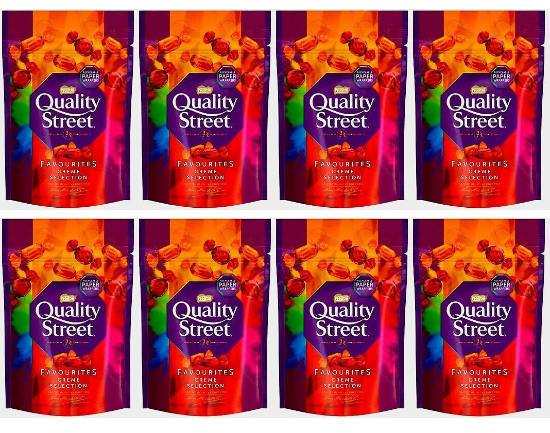 8 x Quality Street Favourites Creme Selection 281G