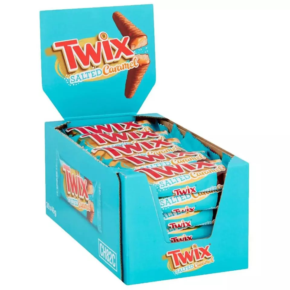 30 x Twix Salted Caramel Bar 46G