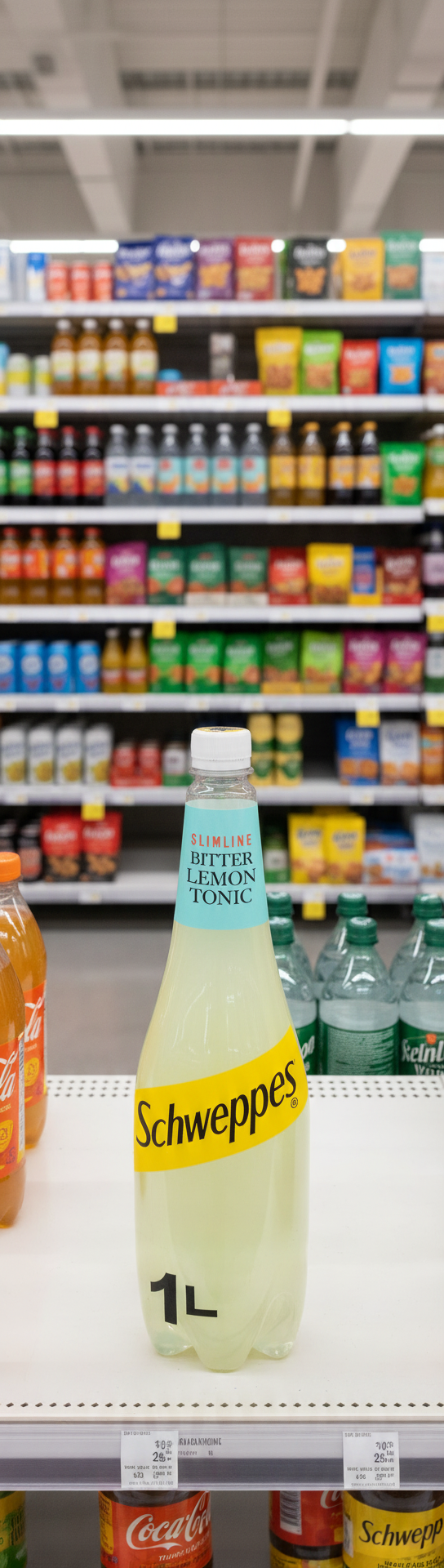 12 x Schweppes Bitter Lemon 1L