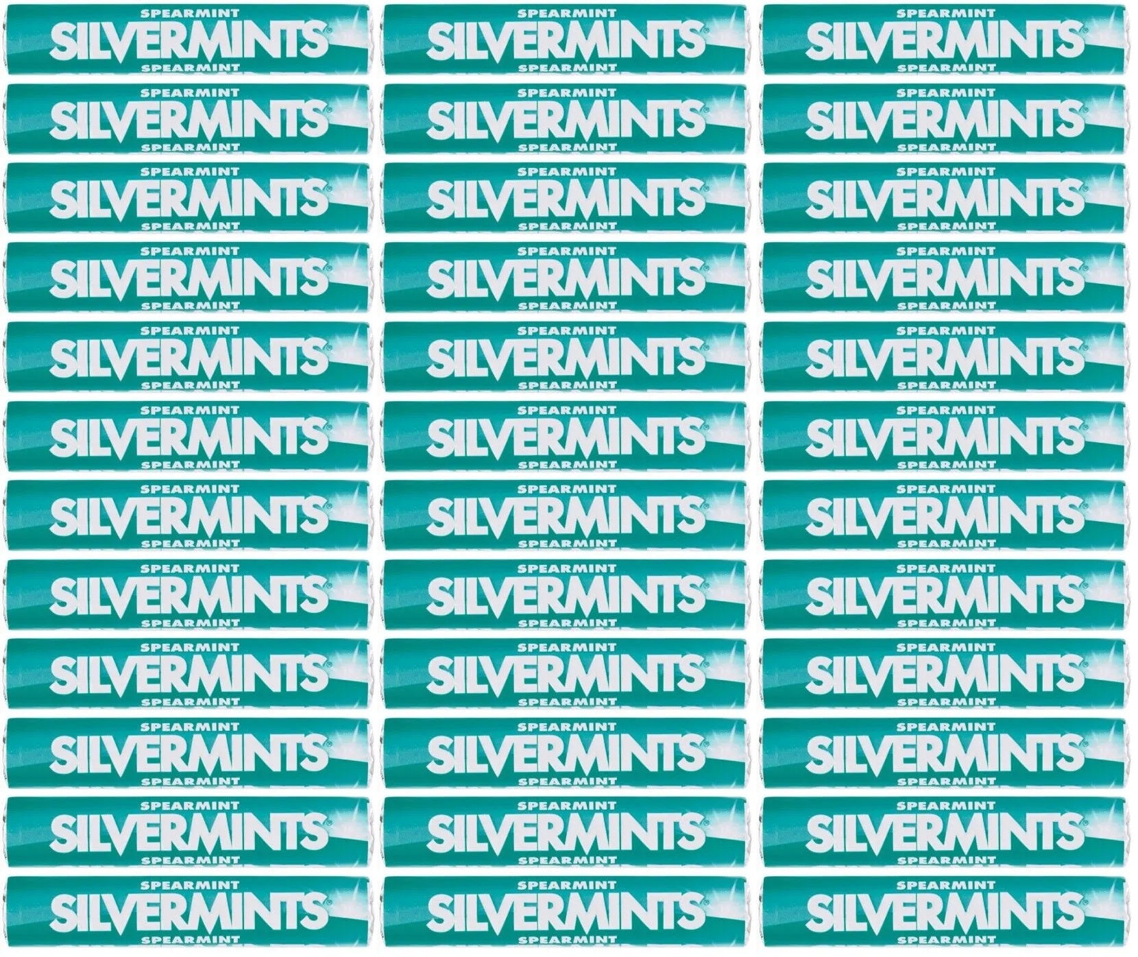 36 x Silvermints Spearmint Flavoured Sweets 30G