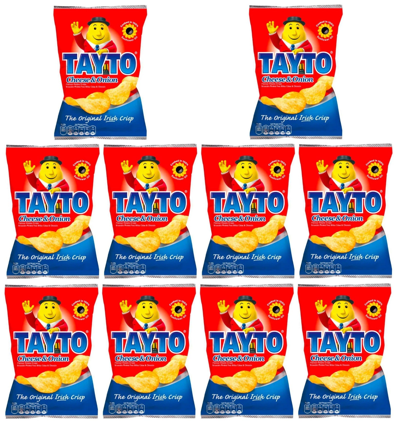 10 x Tayto Cheese & Onion 35g