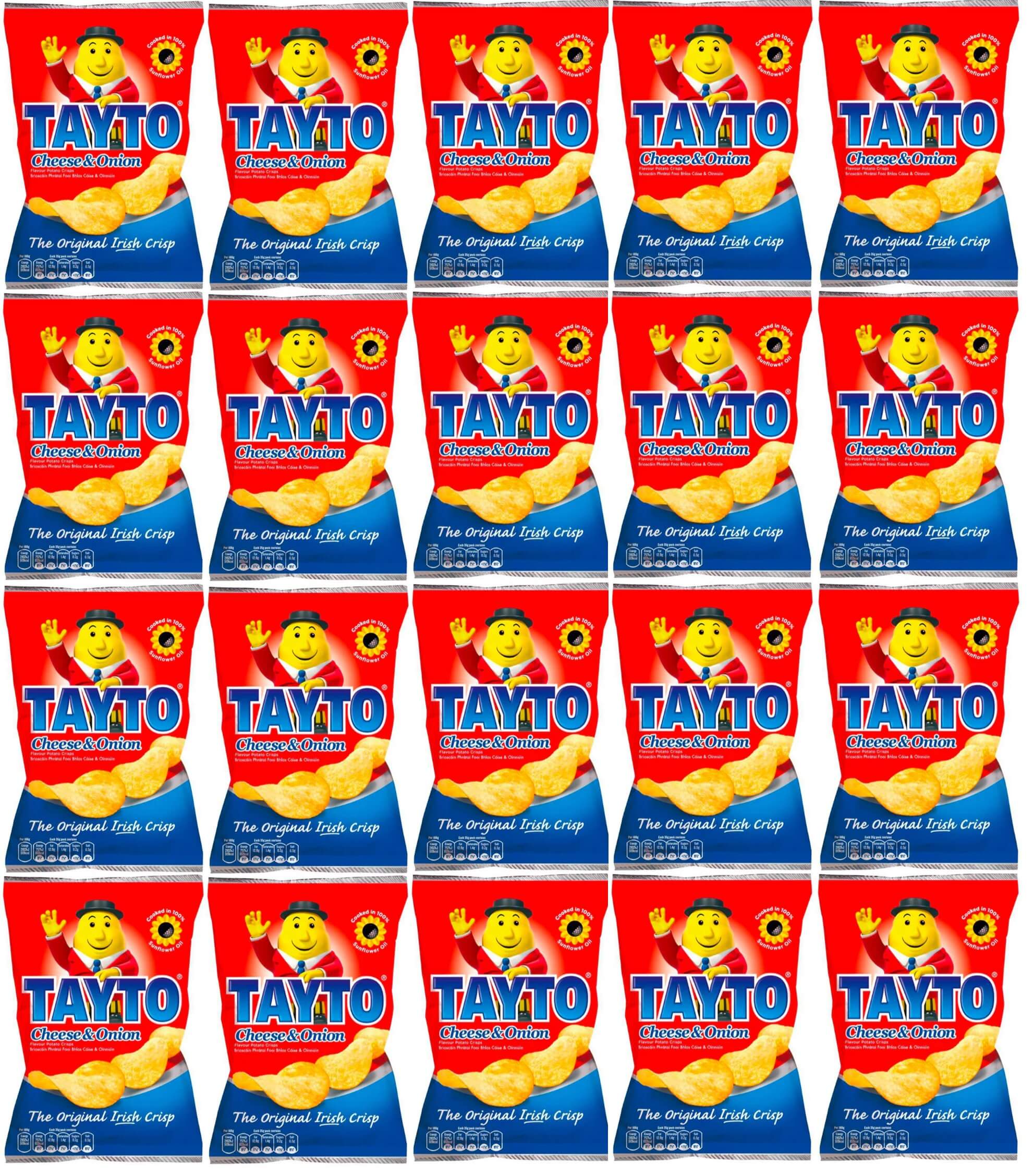 20 x Tayto Cheese & Onion 35g