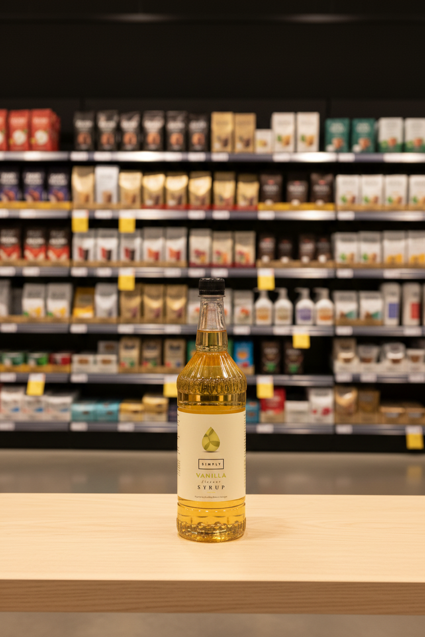 6 x Simply Vanilla Flavoured Syrup 1 Litre