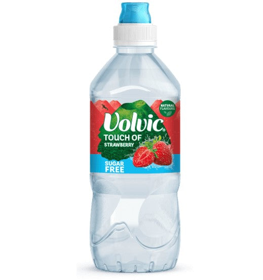 6 x Volvic Touch Of Fruit Strawberry Sugar Free 750Ml