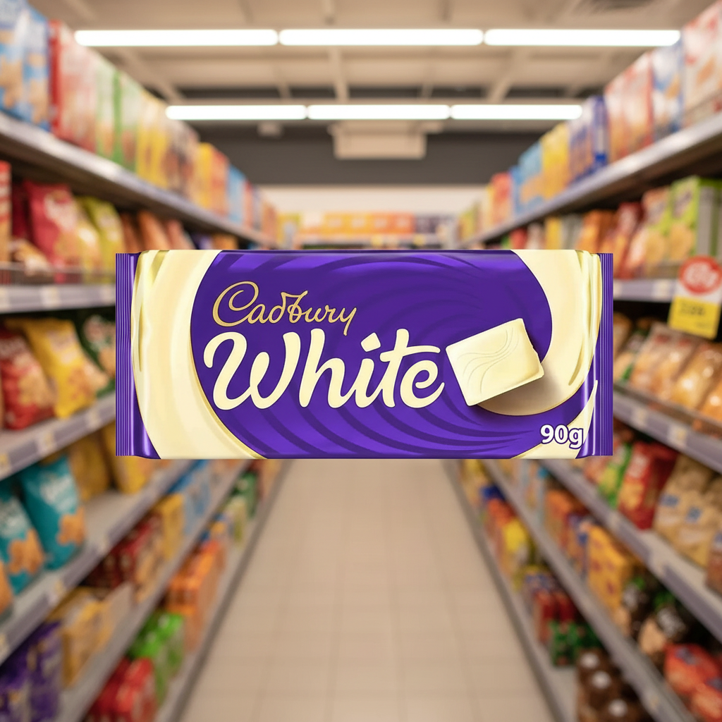 24 x Cadbury White Chocolate Bar - 90GM