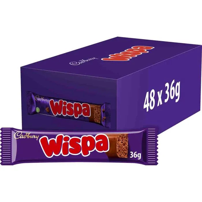 48 x Cadbury Wispa Chocolate Bar 36G