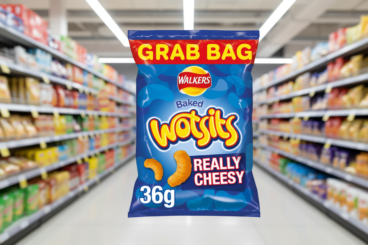 30 x Walkers Wotsits Really Cheesy Snacks Crisps 36G