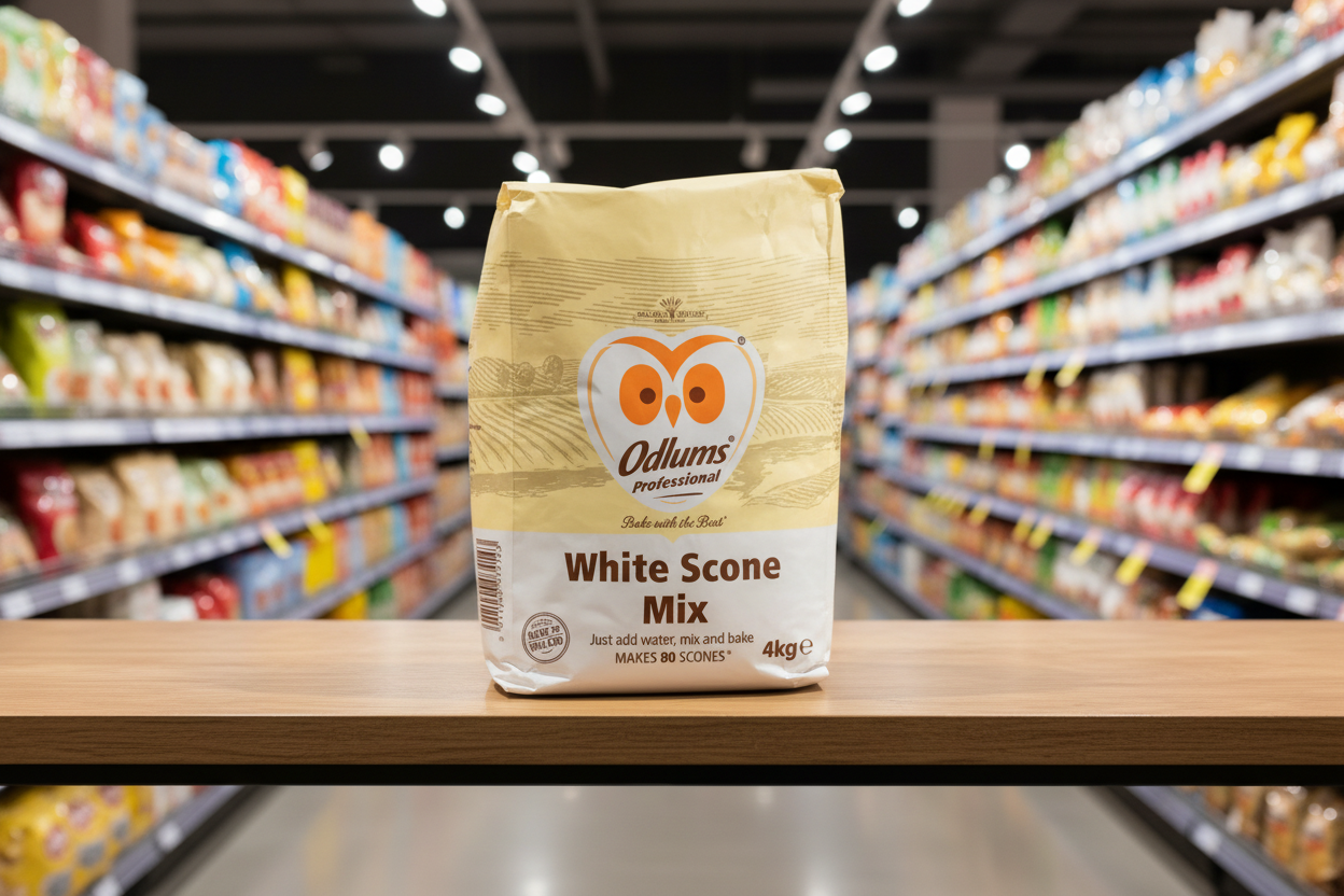 4 x Odlums Professional White Scone Mix 4Kg