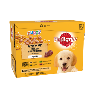 4-x-Pedigree-Puppy-Pouches-Mixed-Varieties-In-Jelly-12-X100G