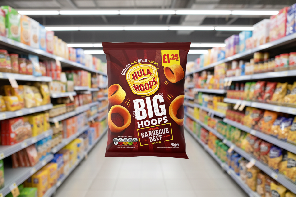 20 x Kp Big Hoops Bbq Beef - 70GM