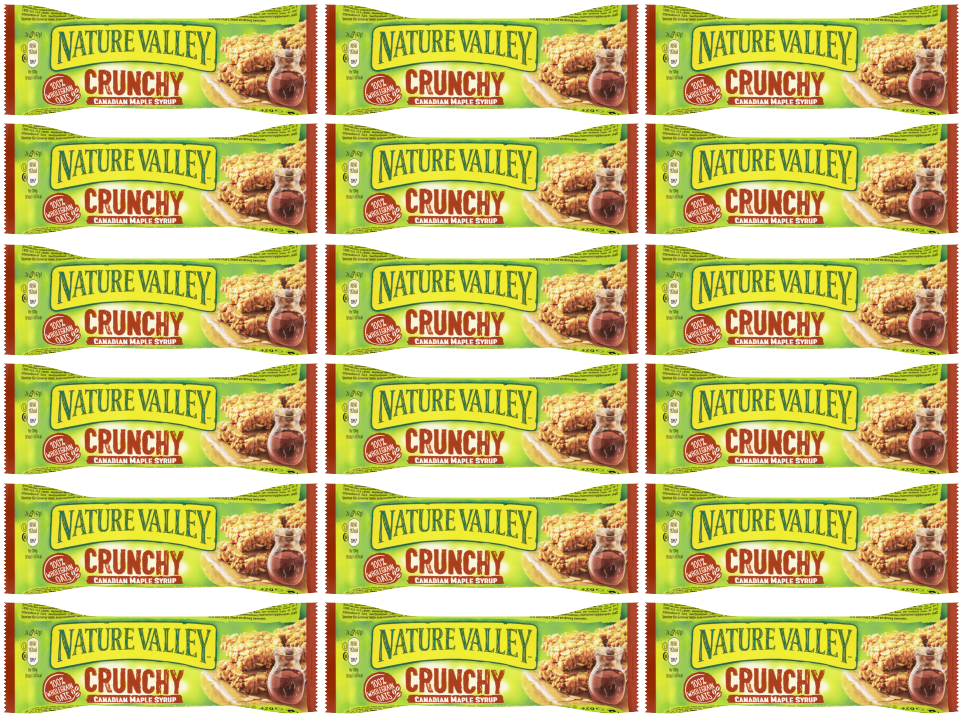 18 x Nature Valley Crunchy Canadian Maple Syrup 42Gm