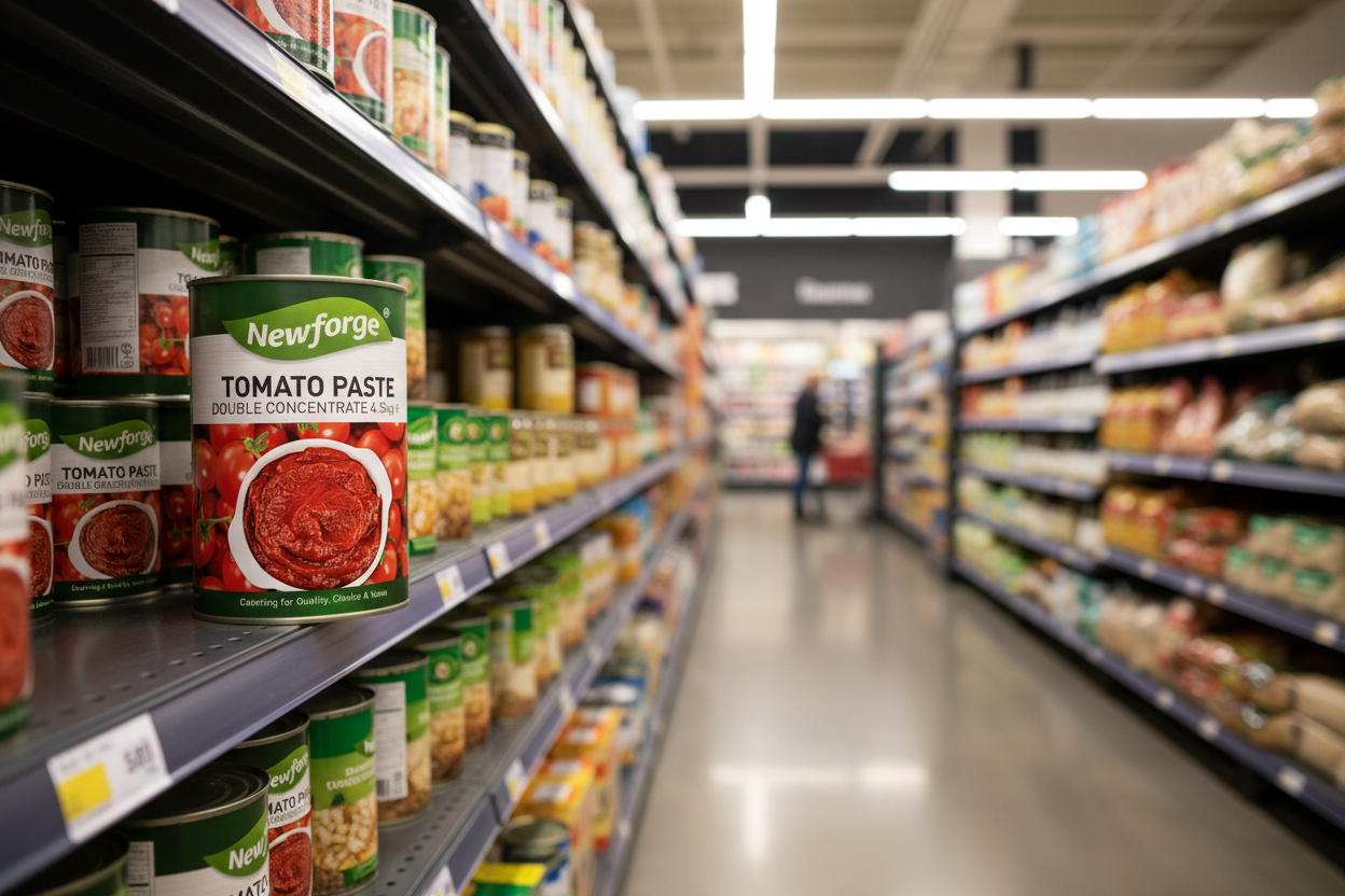 Newforge Tomato Paste Double Concentrate 4.5Kg