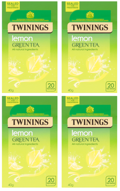 4 x Twinings Green Tea & Lemon 20