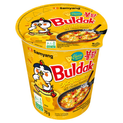 30 X Samyang Buldak Spicy Chicken Cheese Noodles Cup - 70G