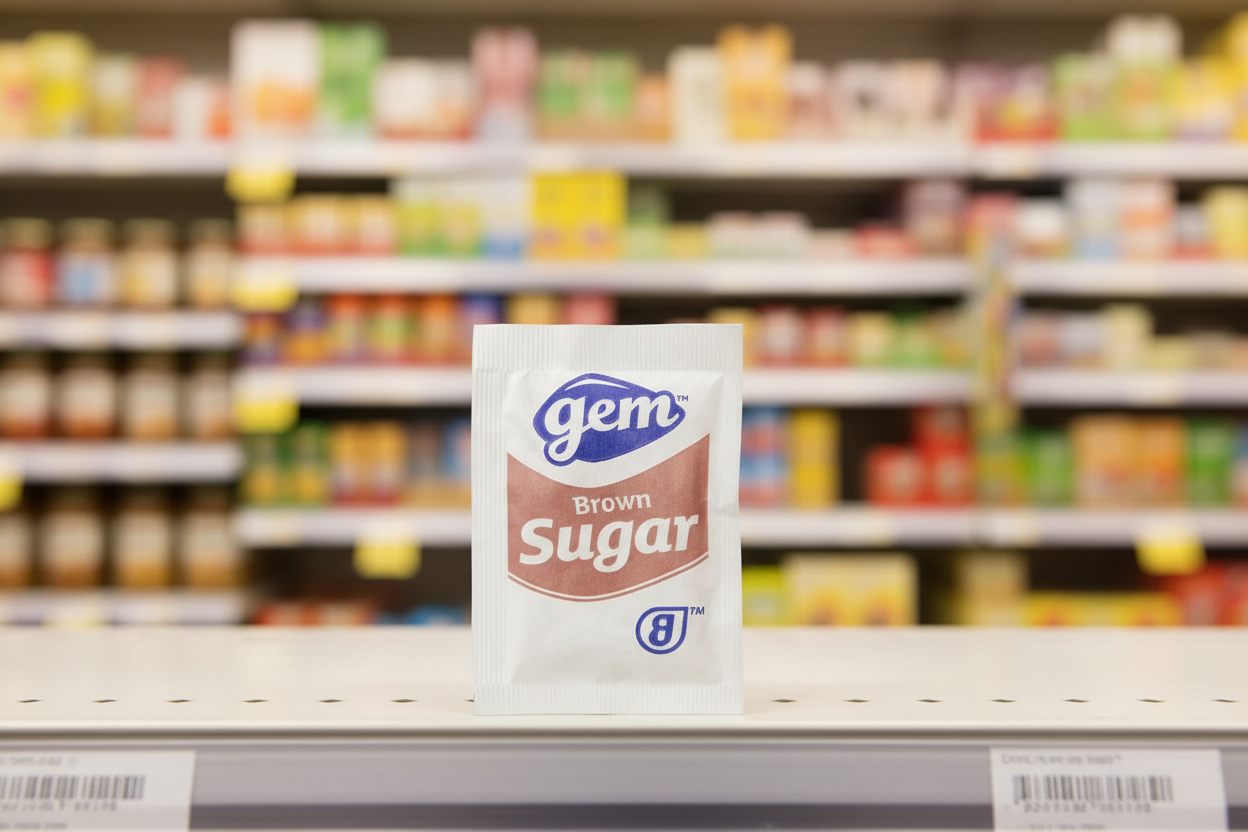 500 x Gem Brown Sugar 500 Sachets