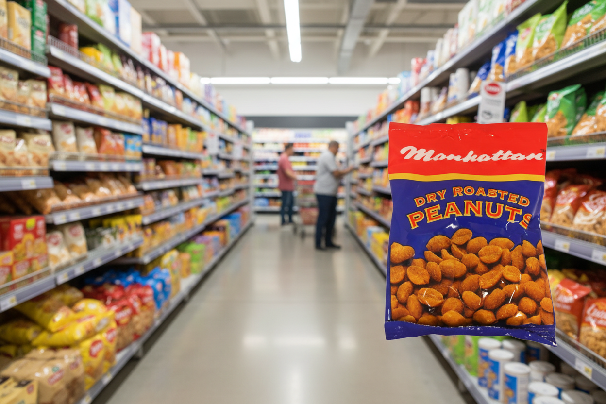 20 x Manhattan Peanut Dry Roast 40g