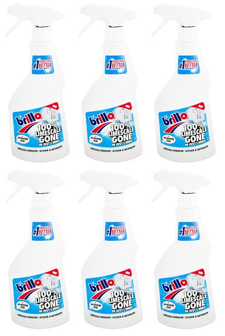 6 X Brillo Limescale Remover - 500Ml