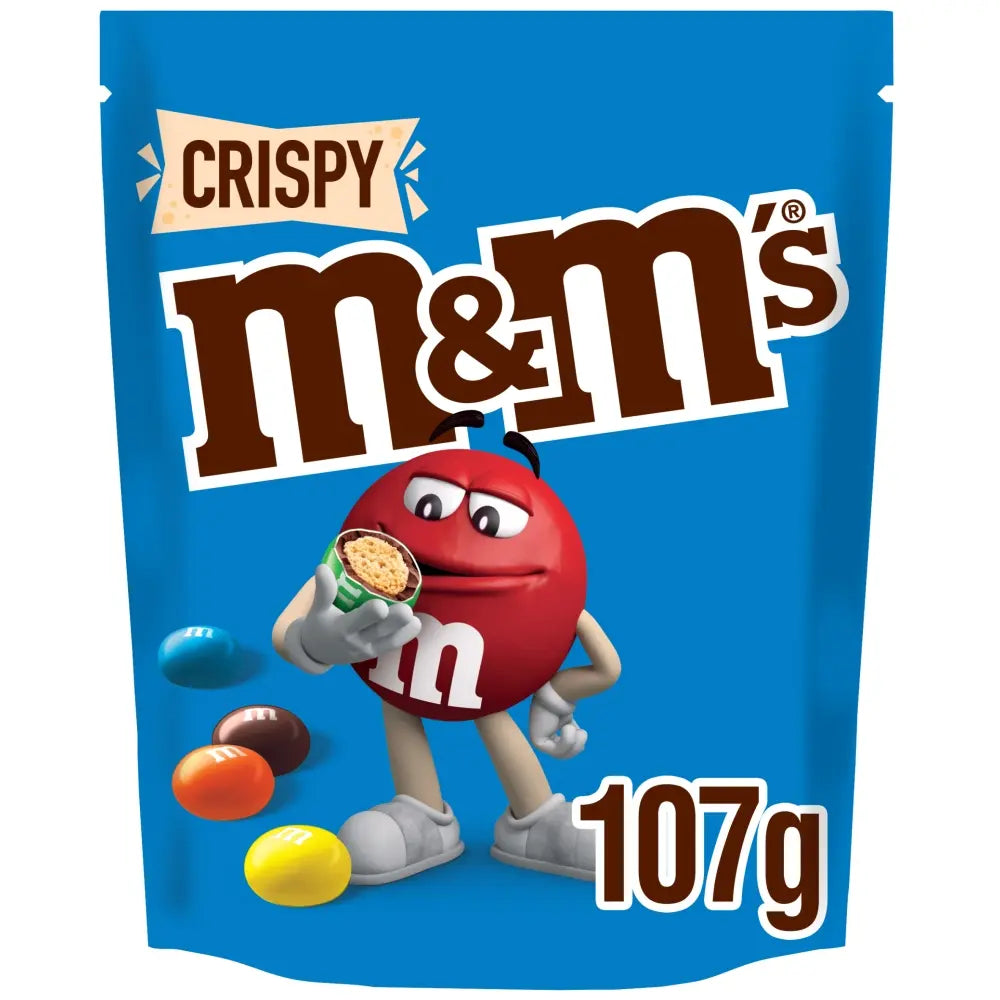 M&M's Crispy Milk Chocolate Bites Pouch Bag 107G