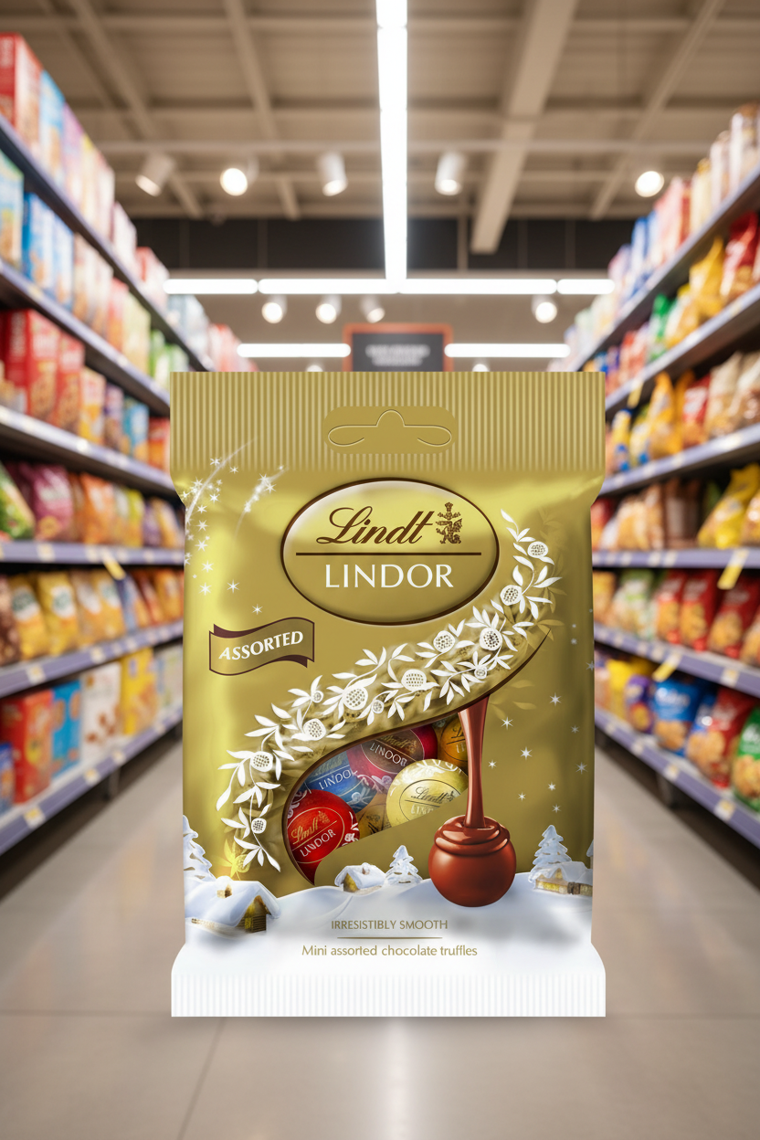 16 x Lindor Mini Assorted Truffles  - 80GM