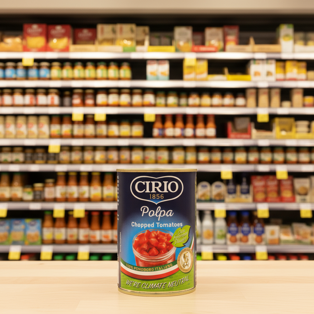 12 x Cirio Polpa Chopped Tomatoes 400G