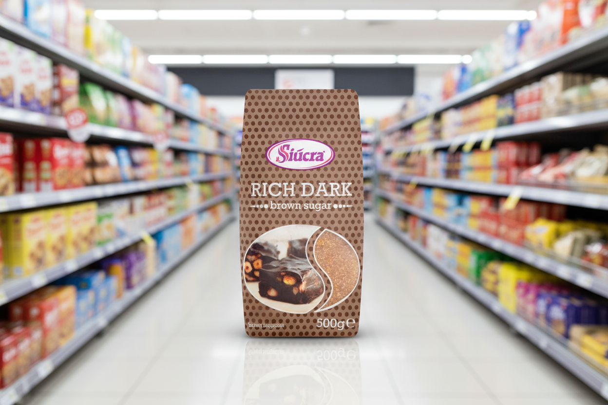 12 x Siúcra Rich Dark Brown Sugar 500G