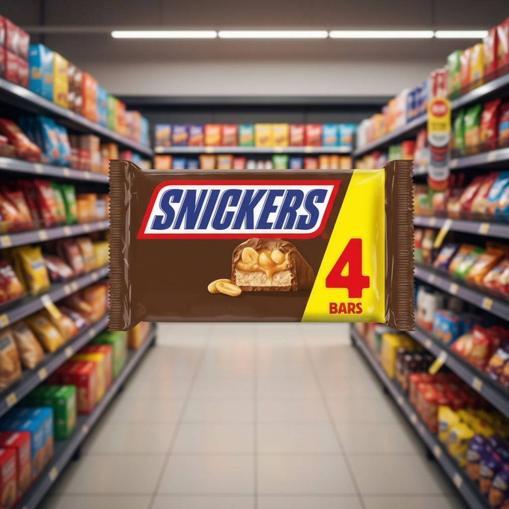 22 x Snickers Bars 4 X 41.7G (166.8G)