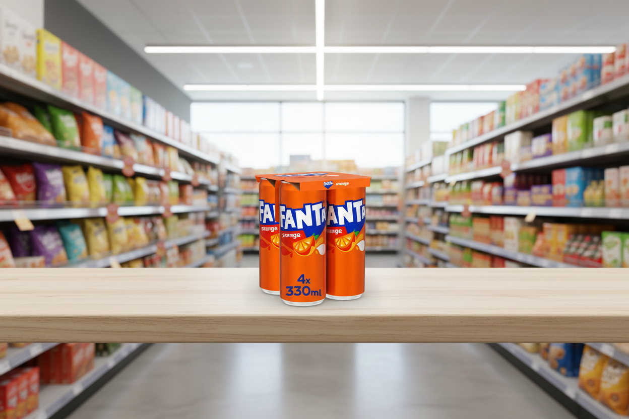 6 x Fanta Orange 4 X 330Ml