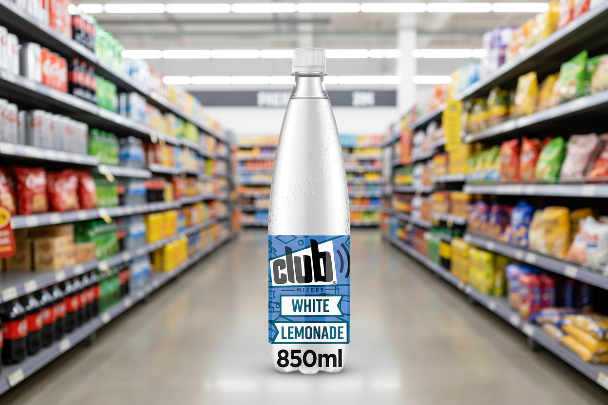 12 x Club Mixers White Lemonade 850Ml