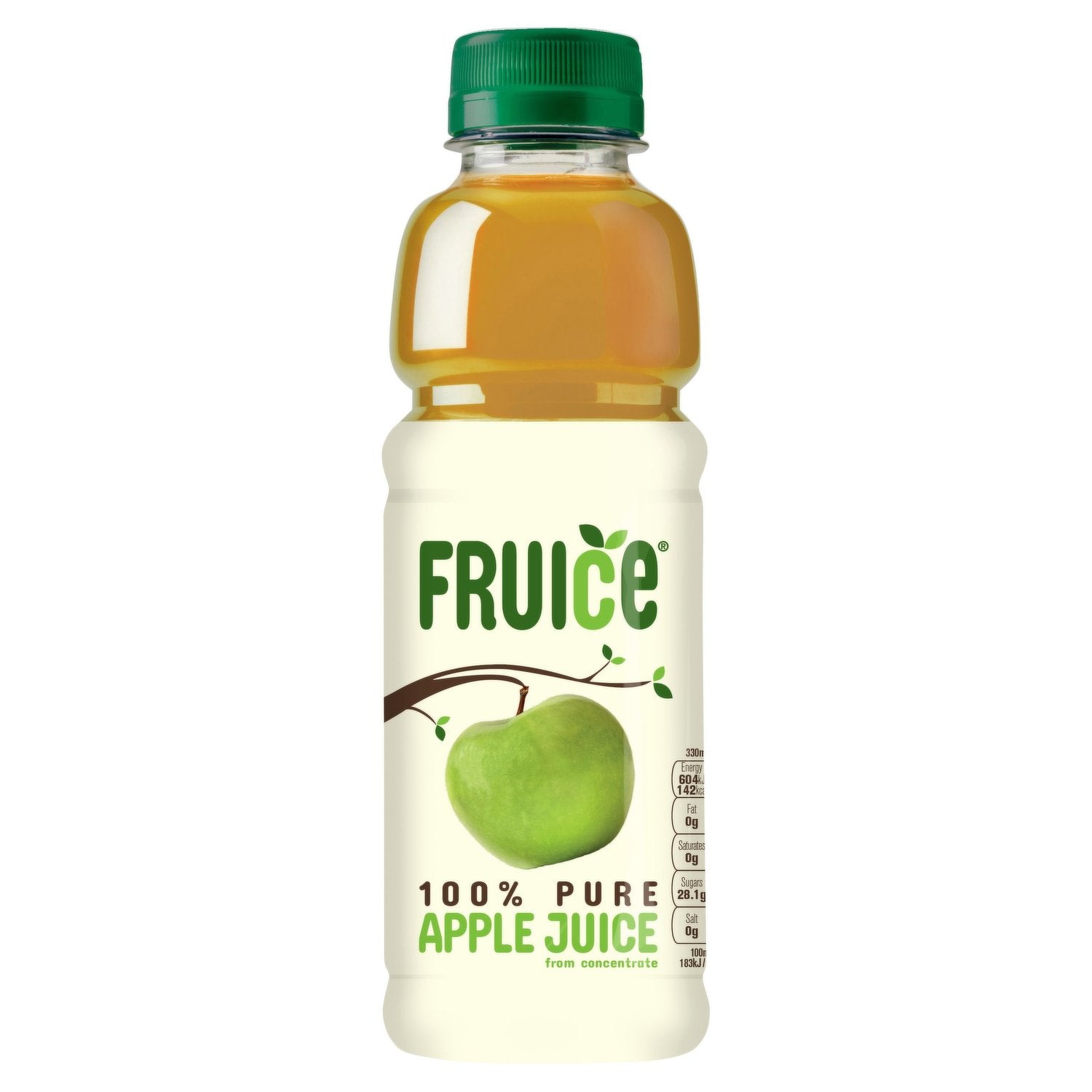 12 x Fruice 100% Pure Apple Juice From Concentrate 330Ml