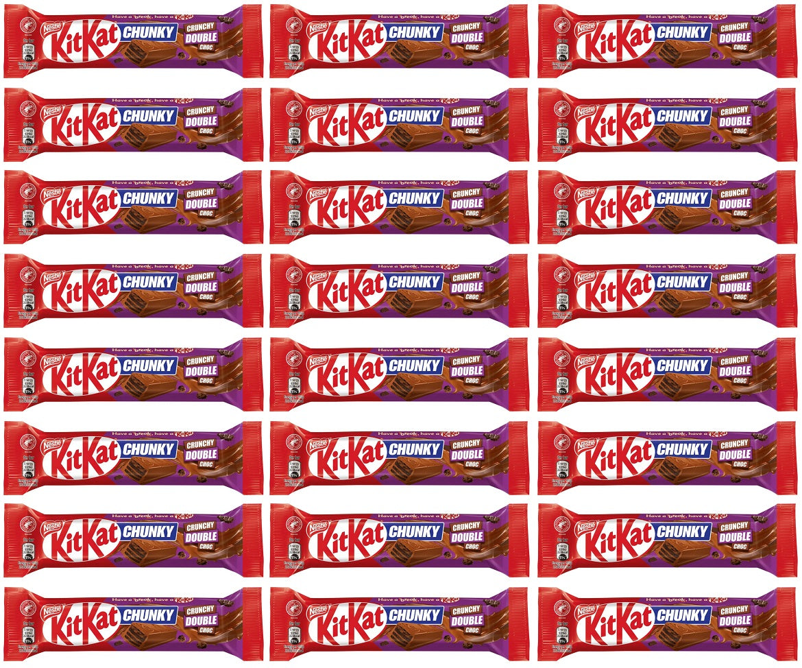 24 x Kitkat Chunky Crunchy Double Choc 42G