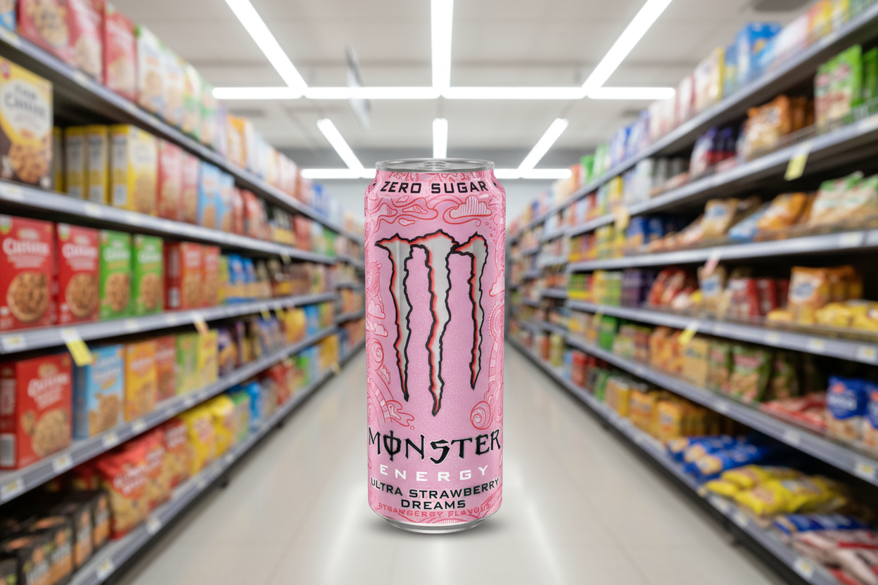 12 x Monster Strawberry Flavour Energy 500Ml