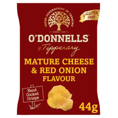 O'Donnells Mature Cheese & Red Onion Flavour 44G Buy 1 Get 1 Free