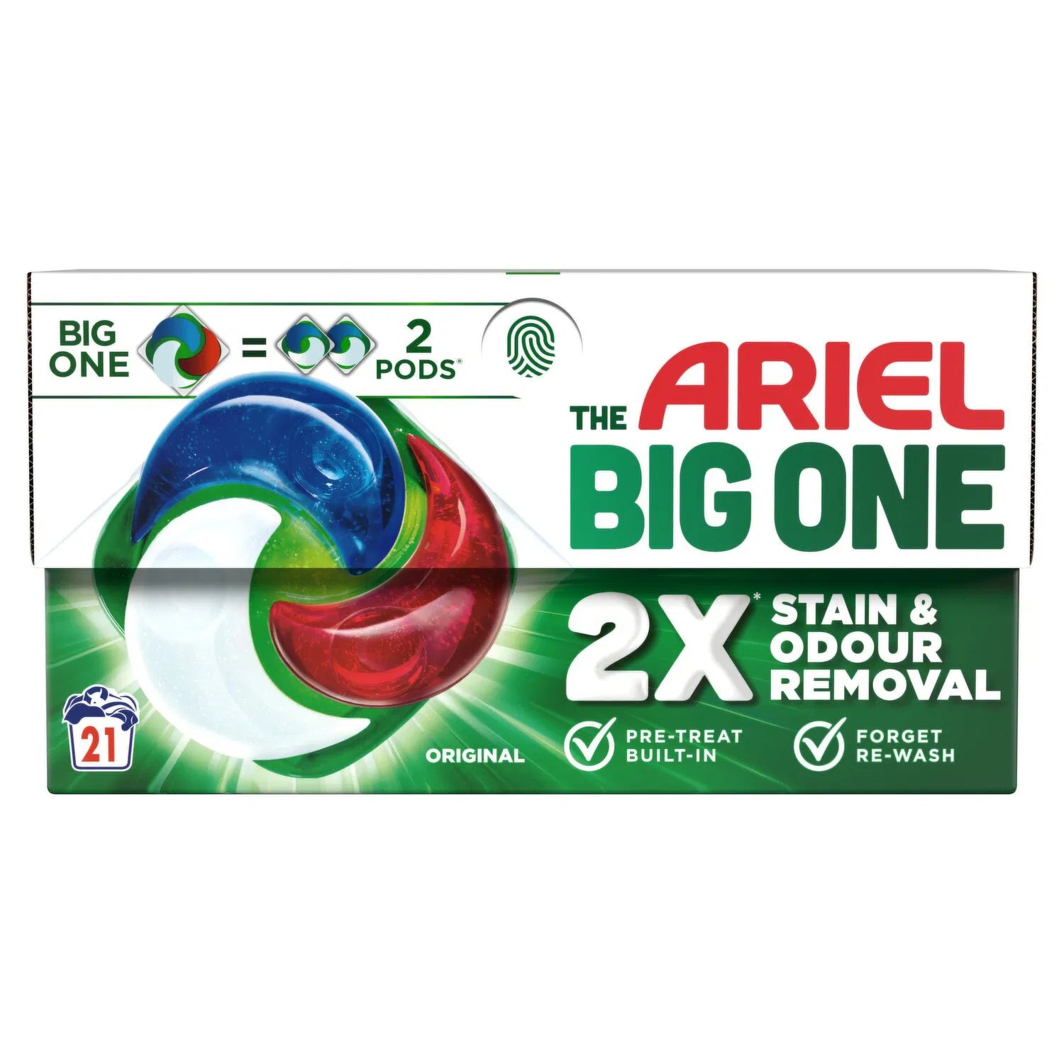 4 x Ariel Pods The Big One Original  - 21 PACK
