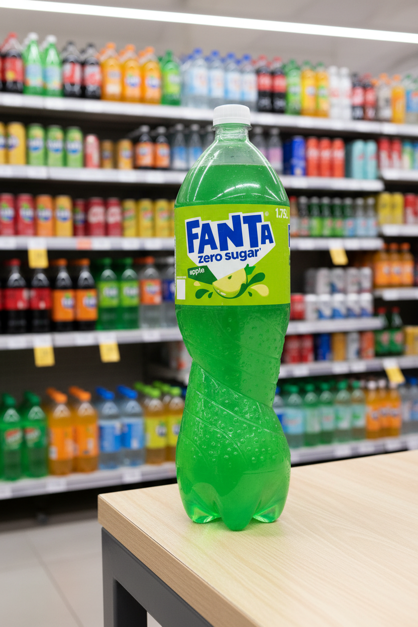 8 x Fanta Apple Zero Sugar 1.75L