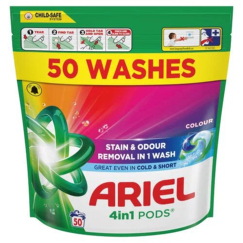3 X Ariel 4 In 1 Pods - 50 Pack