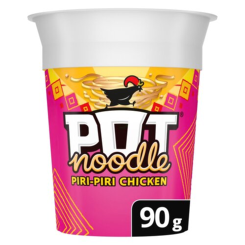 12 x Pot Noodle  Instant Snack Piri-Piri Chicken 90 G