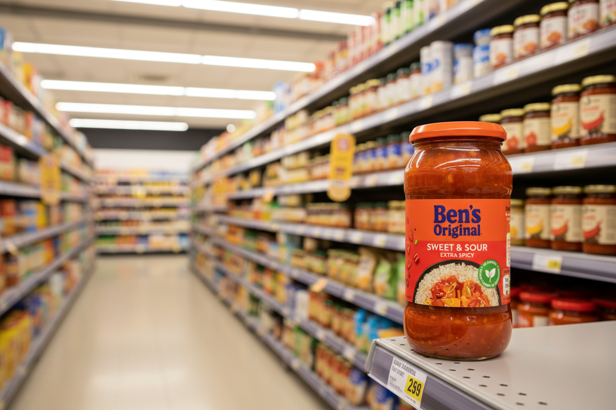 6 x Ben's Original Sweet & Sour Extra Spicy 450G