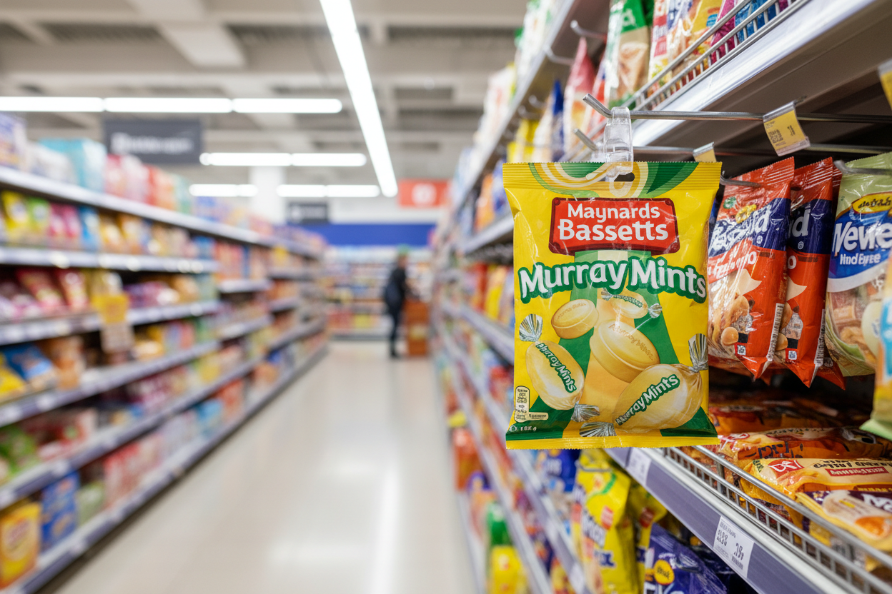 12 x Maynards Bassetts Murray Mints Bag - 193g